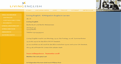 Desktop Screenshot of living-english.de